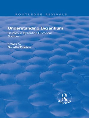 cover image of Understanding Byzantium